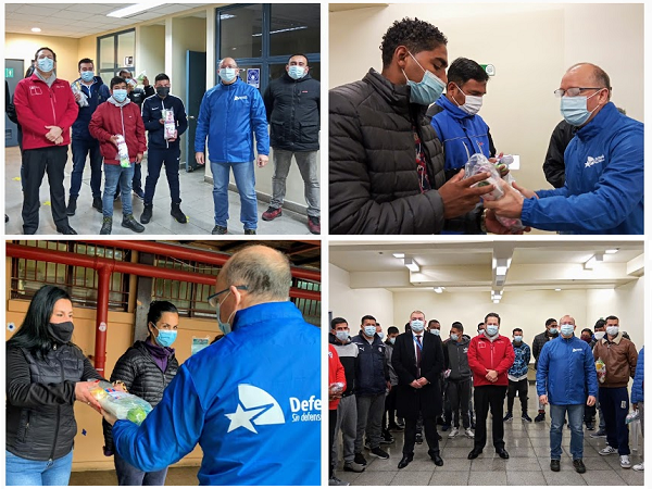 109 bolsas se entregaron en tres penales de la provincia de Concepci&oacute;n. El resto ser&aacute;n distribuidas en c&aacute;rceles de las provincias de Biob&iacute;o y Arauco.