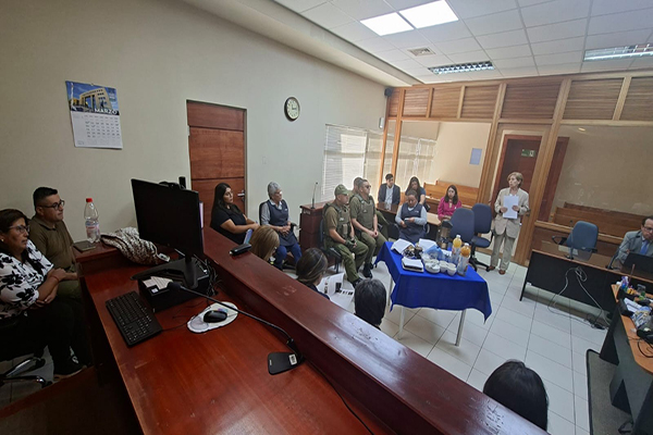 La actividad, enmarcada en el mes de la mujer, se realiz&oacute; en dependencias del Tribunal de Garant&iacute;a de Diego de Almagro, en la provincia de Cha&ntilde;aral.