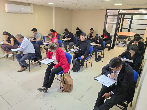 En total, 19 profesionales participaron en el examen de habilitaci&oacute;n para abogadas y abogados en defensa penal p&uacute;blica.