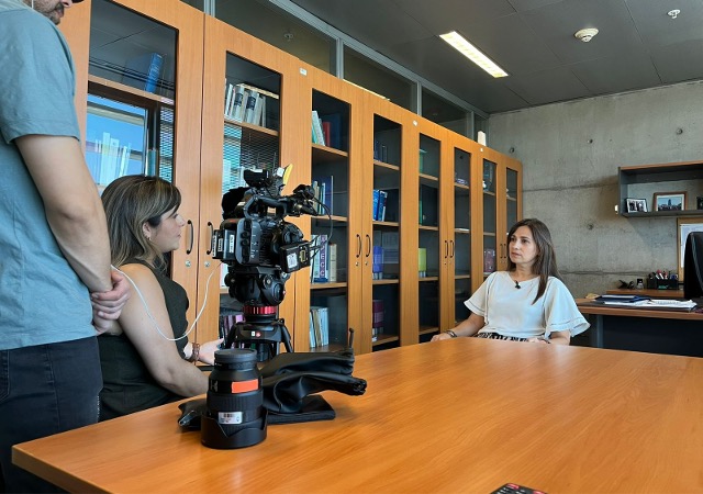 La jefa de Estudios de la DRMN, Sandra Haro, explic&oacute; el trabajo que realiza la DRMN en materia penitenciaria.