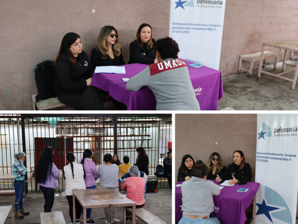 El equipo de defensa penitenciaria entreg&oacute; orientaci&oacute;n e informaci&oacute;n a las mujeres condenadas.