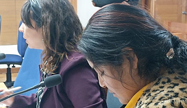 Gracias a la traducci&oacute;n en lengua quechua, la representada pudo entregar su versi&oacute;n de los hechos.