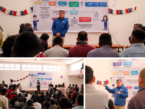 El Defensor Regional, Gabriel Carri&oacute;n, encabez&oacute; el ciclo de charlas sobre el proceso penal y los derechos asociados en la c&aacute;rcel de Alto Hospicio.