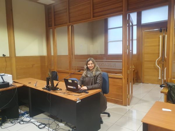 La defensora penal p&uacute;blica Leila Gittermann Montenegro.