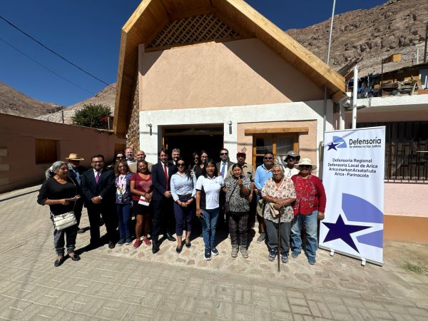Junto a la comunidad de Codpa, los defensores p&uacute;blicos argentinos y el equipo regional de defensa, tras una valiosa jornada de di&aacute;logo.