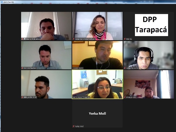 Imagen de la videoconferencia a trav&eacute;s de la cual se desarroll&oacute; el taller.