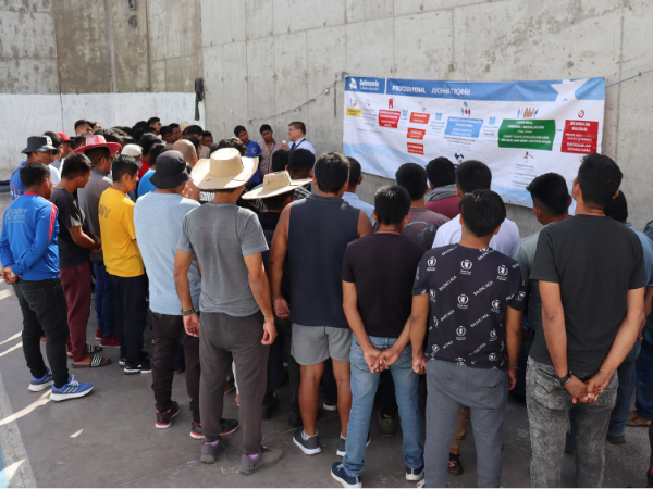 La charla, enfocada en imputados ind&iacute;genas y extranjeros, fue agradecida por los participantes.