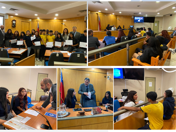 Los estudiantes mostraron entusiasmo y compromiso durante todas las jornadas en las que se prepar&oacute; y llev&oacute; a cabo el 'Tribunal de j&oacute;venes'.