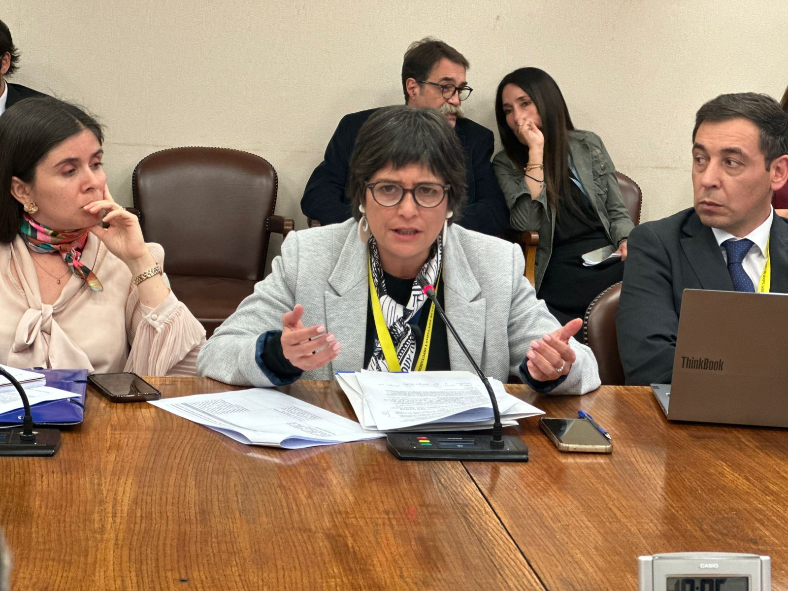 La Defensora Nacional ante la Comisi&oacute;n de Seguridad. 