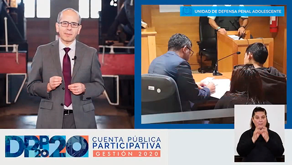 Desde el Museo Ferroviario "Pablo Neruda", en Temuco, el Defensor Regional Renato Gonz&aacute;lez rindi&oacute; cuenta p&uacute;blica de la gesti&oacute;n 2020.